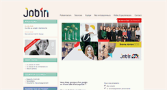 Desktop Screenshot of jobin.be
